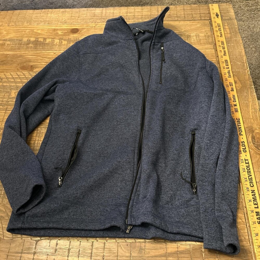 Beverly Hills Polo Club Men's Navy and Blue Jacket